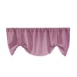 Max Solid Color Window Voile Sheer Curtain Valance Tiers Pink For Cheap