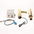 Max Automatic Infrared Sensor Faucet Bathroom Sink Inductive Water Tap Gold A For Cheap